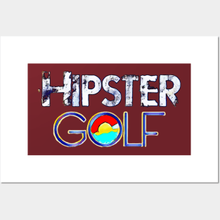 Hipster Golf Colorado Posters and Art